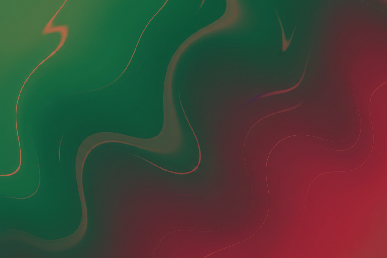 Green and red background