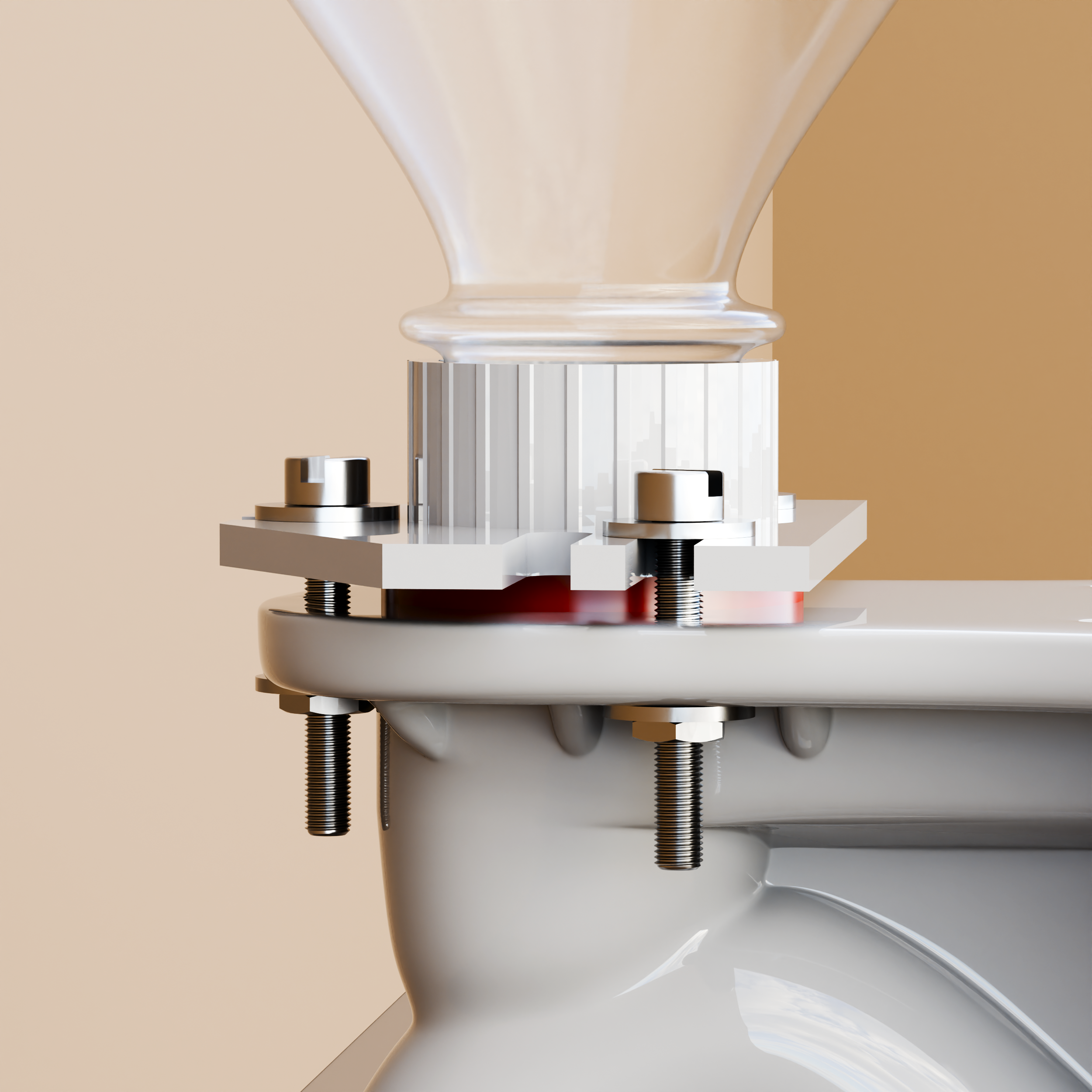 Toilet Tank Bottle Adapter